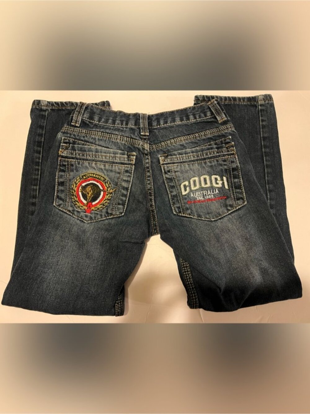 Vintage Y2k Coogi Back Patch Jeans